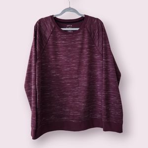 Apt. 9 Crew Neck Long Sleeve Shirt Mens Size XL